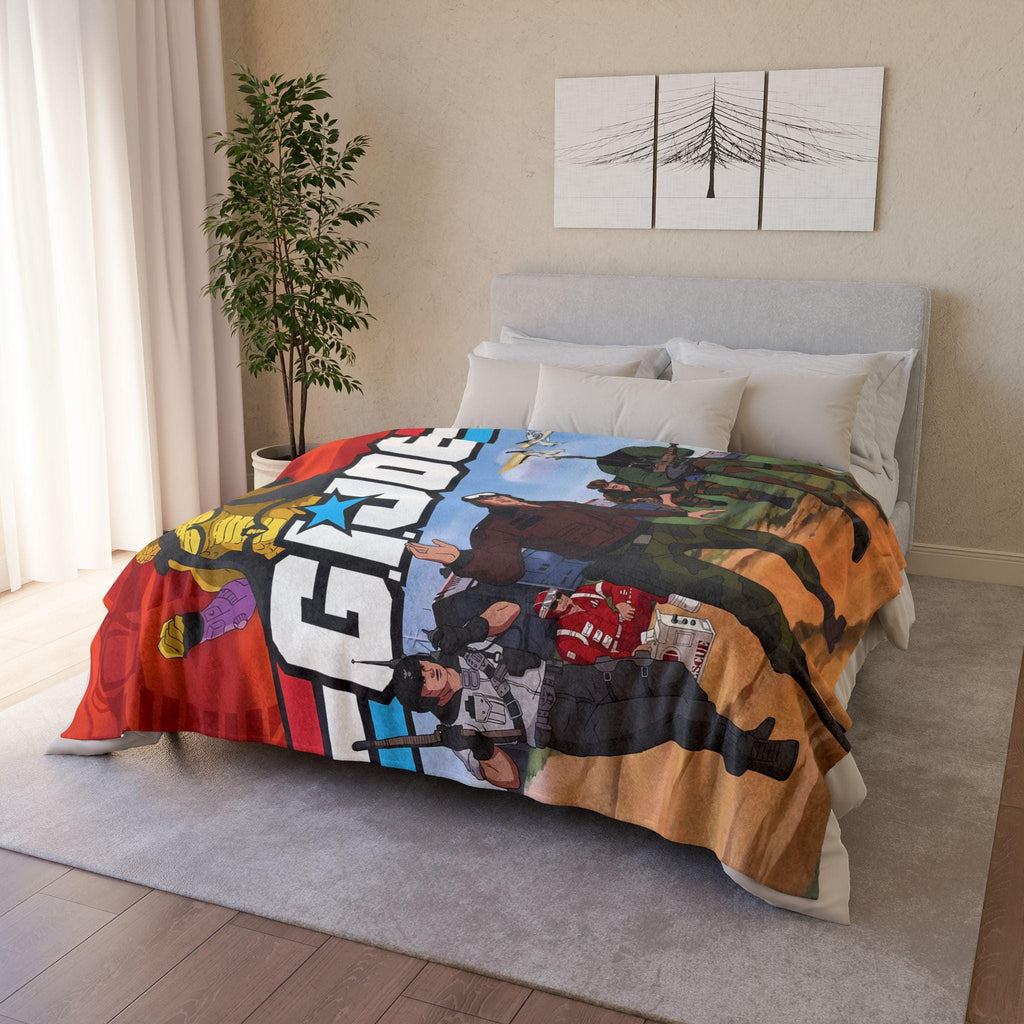 G.I. Joe: A Real American Hero Blanket Retro 80s Cartoon & Joes Comfort