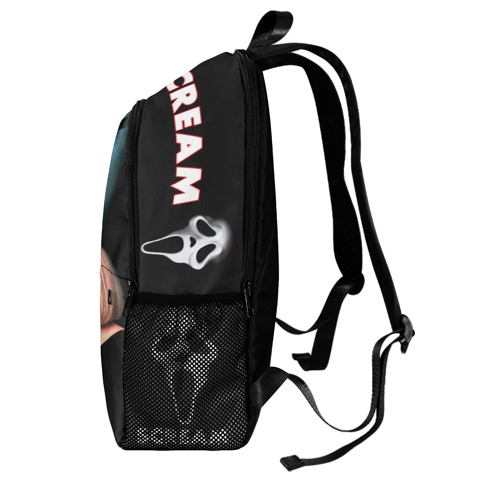 Scream 1996 Movie Art Backpack Ghostface Retro Style Bag