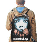 Scream 1996 Movie Art Backpack Ghostface Retro Style Bag
