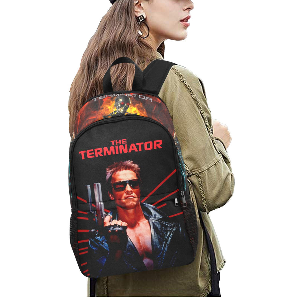 The Terminator 1984 Movie Art Backpack T-800 Retro Style Bag