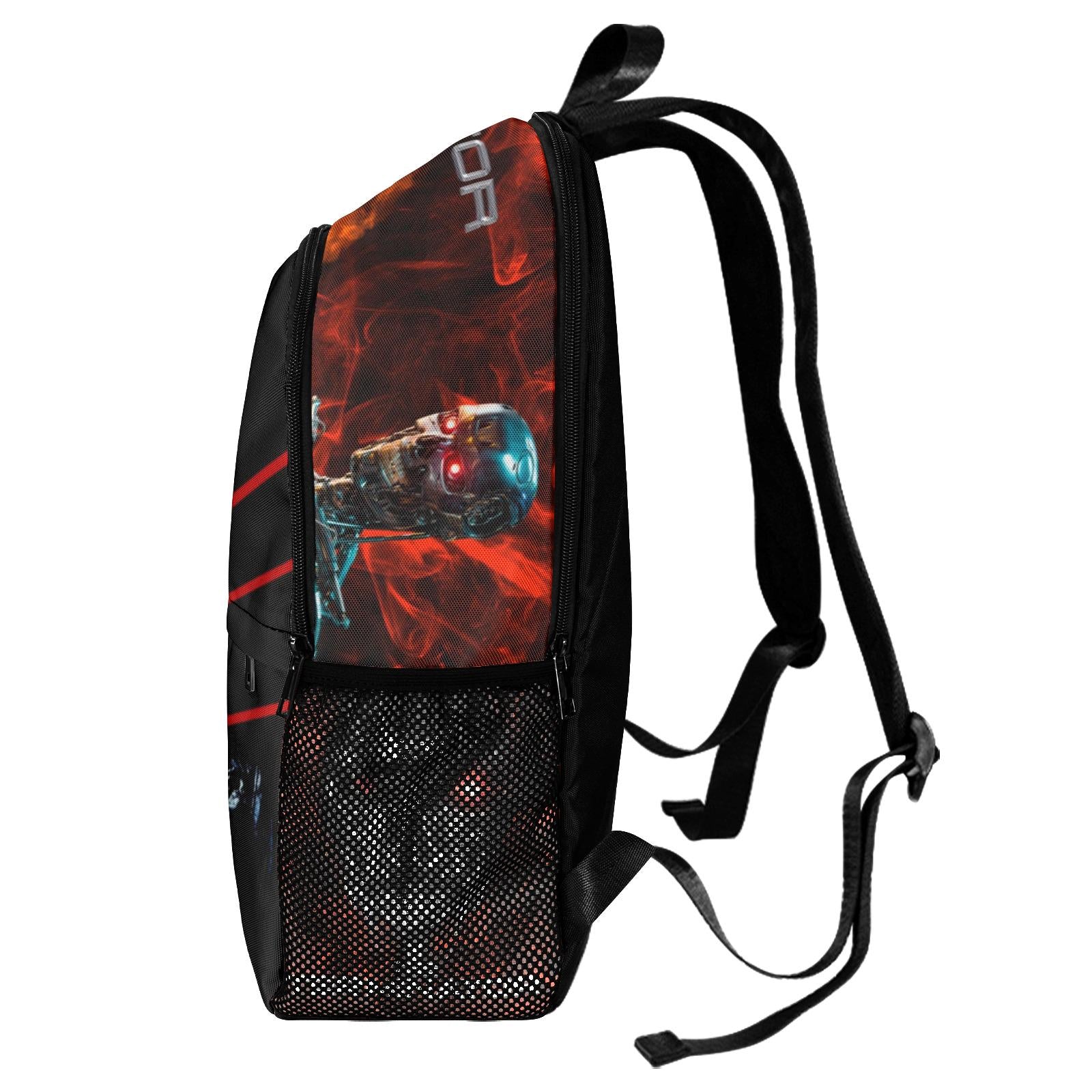 The Terminator 1984 Movie Art Backpack T-800 Retro Style Bag