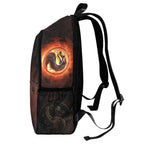 Mortal Kombat 1995 Movie Art Backpack Choose Your Destiny Retro Bag