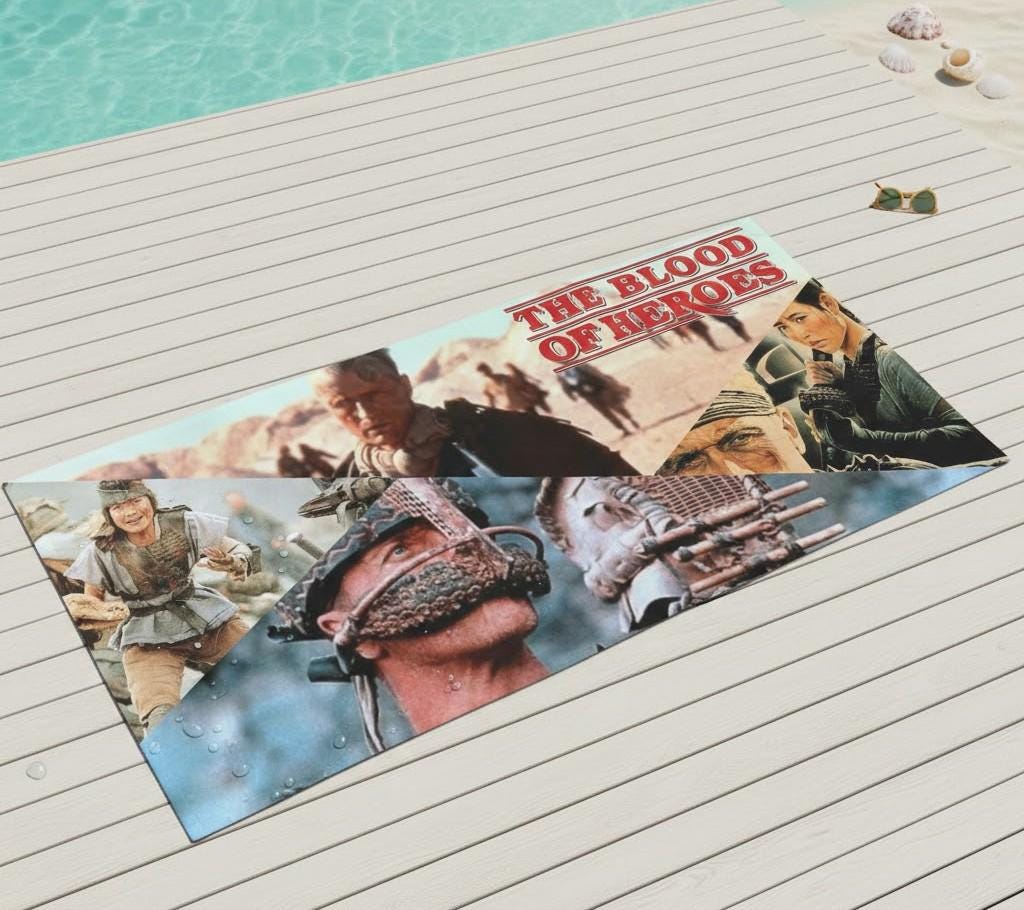 The Blood of Heroes 1989 - Movie Collage Beach Towel